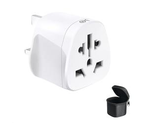Cable Matters Universal Plug Adapter to UK, World to UK Travel Adapter with 10A Fuse, Works with Type A/B/C/G/I/J/L/N Plugs from US, Canada, Japan, China, Australia, New Zealand-Travel Pouch Included