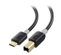 Cable Matters USB C Printer Cable, 0.3m, Black, USB B 2.0 Cable