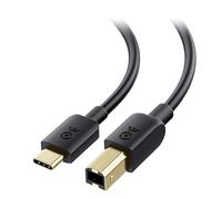 Cable Matters USB C Printer Cable 2 m (USB C to USB B Cable) Compatible with Printer, MIDI Controller, MIDI Keyboard and More, in Black