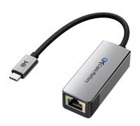 Cable Matters USB C to 10Gb Ethernet Adapter, Low-heat and Silent | Real-World Speed: ~7Gbps on Windows / ~5Gbps on macOS, 10Gb Ethernet to USB C, Compatible with USB4 and Thunderbolt 5/4/3