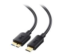 Cable Matters USB C to Micro USB 3.0 Cable (USB C to USB Micro B 3.0, Micro USB 3.0 to USB-C) in Black 1m