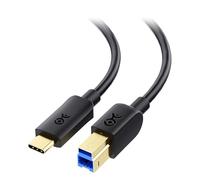 Cable Matters USB C to USB B Cable 1m, 5Gbps SuperSpeed Type-B 3.0 Cable for External Hard Drive, Docking Station, Scanner, Monitor, Black