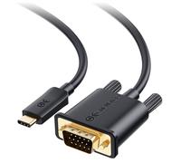 Cable Matters USB C to VGA Cable (USB-C to VGA Cable) 6 ft - Thunderbolt 4 / USB4 / Thunderbolt 3 Port Compatible with MacBook Pro, Dell XPS 13, 15, HP Spectre x360, Surface Pro, Yoga 910 and More