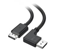 Cable Matters [VESA Certified] Right Angle DisplayPort 1.4 Cable - 1.8m, Support 8K 60Hz, 4K 240Hz (Right Angle DisplayPort Cable 1.4) with FreeSync, G-SYNC and HDR for Gaming Monitor, PC