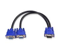 Cable Matters VGA Splitter Cable 0.3m for Screen Duplication, Mirror Display Only (No Extension), Supports Full HD 1080P VGA Y Cable for Screen Duplication