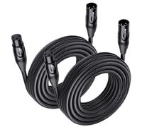 Cable Matters2-Pack, 25 Ft Male to Female XLR Microphone Cable