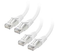 Cable Matters2-Pack, Cat 8 S/FTP RJ45 Patch Cable in White - 25 Feet