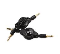 Cable Matters2-Pack, Retractable Stereo Cable