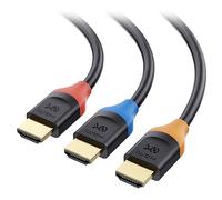 Cable Matters3-Color-Pack, 6 Ft High Speed HDMI Cable [Newest Standard]