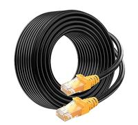 Cable MattersCat 6A Outdoor UTP 24 AWG Ethernet Patch Cable in Black - 100ft