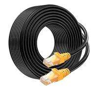 Cable MattersCat 6A Outdoor UTP 24 AWG Ethernet Patch Cable in Black - 150ft