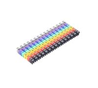 Cable numbering kit, C-Type Wire Markers Number Labels, 0.5-10.0mm 100pcs(M-0.5(0.5mm) 150pcs)