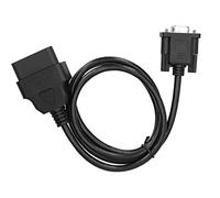 Cable OBD2, 16Pin OBD2 to RS232 DB9 Car Diagnostic Interface Adapter Extension Cable Connector Cord Replacement for Auto Tool