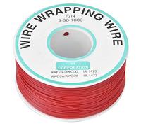 Cable OK rojo Cobre estañado 30AWG Cable de puente de envoltura 300 m para placa de circuito Reparación de portátiles Placas base Pantallas LCD Monitores