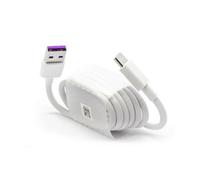 (Cable Only) Genuine Huawei 2 Pin 2 Amp Mains Quick Charger HW-059200EHQ And USB Type-C Data Cable HL 1289