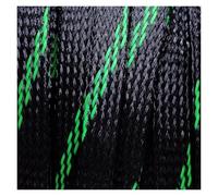 Cable Organiser 5/10Meter Braided Cable Sleeve 3mm 4mm 6mm 8mm 10mm 12mm 14mm PET Expandable Cover Insulation Nylon Sheath Wire Wrap Protection(Black Green,8mm,10m)
