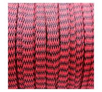 Cable Organiser 5/10Meter Braided Cable Sleeve 3mm 4mm 6mm 8mm 10mm 12mm 14mm PET Expandable Cover Insulation Nylon Sheath Wire Wrap Protection(Black Red,3mm,10m)