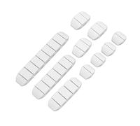Cable organiser, cable organizer clips, cable organizer, 10 pieces for the wire organiser, cable management for practical cable organiser, for the office