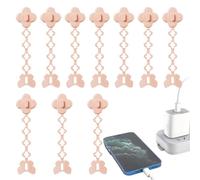 Cable Organizer - 10 Pieces Adhesive Clips for Tidying Cables - Wire Fasteners - for Organizing Wall Bedroom Kitchen and Home Furniture