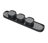 Cable Organizer Baseus Universal Magnetic 3 Holders Adhesive Black Pease