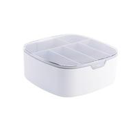 Cable Organizer Box Premium Plastic Power Strip Holder Desk Cord Storage Box Wire Management Solution for Home Office Workstation