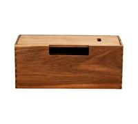Cable Organizer Box | Wooden Cable Storage Hiding Container,Cord Storage Box,for Home Apartment Office Hotel Farmhouse School Living Room Bedroom Study