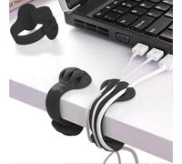Cable organizer - Cable management clips - Cable support system - 3 multi-purpose cable clips for phone chargers, USB cables - Home, Out of service