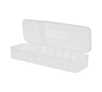 Cable Organizer Cover with Double Opening | Storage of Cable Organizations | Transparent Cable Storage Box with Multiple Compartments for Office Accessories, Storage, Transparent/Green, Se référer à