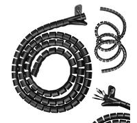 Cable Organizer Maclean Black 25mm x 2m MCTV-676B