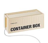 Cable Organizer - Socket Storage Container 12.8x5.51x5.31 Inch | Power Strip Cable Storage Boxes | Organizer Boxes | Management