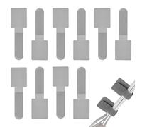 Cable Organizers - 10 Pieces Adjustable Self-Gripping Fasteners, Home Office Accessories, For Under Desk, Home, Near The Bed, Ceiling, Studio, Garage