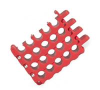 Cable organizes 9mm hole cord combs to minimize tangling in data centers and offices