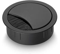 Cable Outlet, Cable Entry, Cable Socket, Black Painted Stainless Steel 60, Drilling Diameter: 60mm Practical design