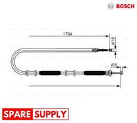 CABLE, PARKING BRAKE BOSCH 1 987 482 587