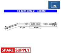 CABLE, PARKING BRAKE FOR BMW E30 ATE 24.3727-0212.2