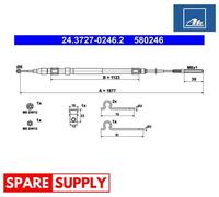 CABLE, PARKING BRAKE FOR BMW E39 ATE 24.3727-0246.2