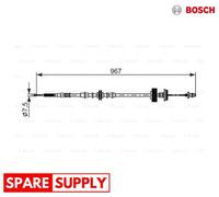 CABLE, PARKING BRAKE FOR BMW E70 F15 E71 BOSCH 1 987 482 794