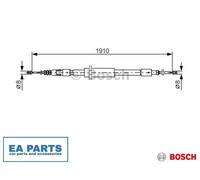 Cable, parking brake for CITROËN C3 PICASSO BOSCH 1 987 482 318