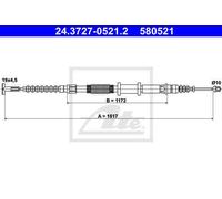 CABLE, PARKING BRAKE FOR FIAT COUPE TEMPRA TIPO ATE 24.3727-0521.2
