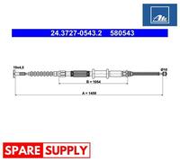 CABLE, PARKING BRAKE FOR FIAT MAREA WEEKEND ATE 24.3727-0543.2