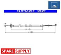 CABLE, PARKING BRAKE FOR FIAT PANDA ATE 24.3727-0557.2