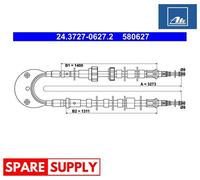 CABLE, PARKING BRAKE FOR FORD ESCORT ORION ATE 24.3727-0627.2