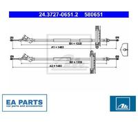 Cable, parking brake for FORD FOCUS ATE 24.3727-0651.2