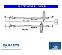 Cable, parking brake for FORD FOCUS ATE 24.3727-0651.2 NEW