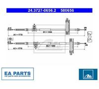 Cable, parking brake for FORD FOCUS ATE 24.3727-0656.2