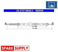 CABLE, PARKING BRAKE FOR FORD MONDEO III CLIPPER ATE 24.3727-0648.2