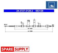 CABLE, PARKING BRAKE FOR KIA VENGA ATE 24.3727-3128.2