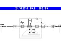 CABLE, PARKING BRAKE FOR KIA VENGA ATE 24.3727-3129.2