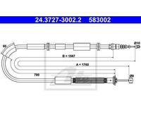 CABLE, PARKING BRAKE FOR LANCIA DELTA ATE 24.3727-3002.2