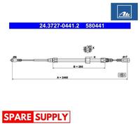 CABLE, PARKING BRAKE FOR MERCEDES-BENZ B901 B903 B904 B909 ATE 24.3727-0441.2